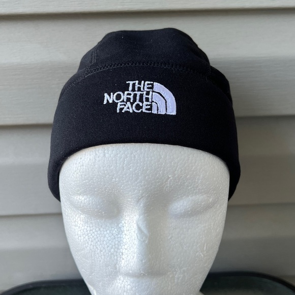 The North Face Polartec Made In USA Fleece Hat Outdoor Mountain Hat Black - Picture 1 of 5